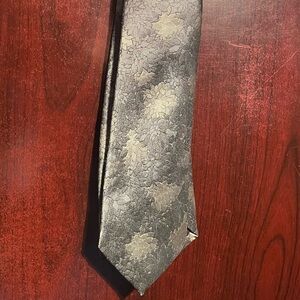 Elegant (egara) Green Floral leaf Jacquard Tie